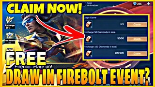 GET FREE DRAWS IN BRUNO FIREBOLT EVENT!! || MOBILE LEGENDS BANG BANG 2020