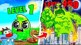 OGGY UPGRADING NOOB SLIME TO GOD LEVEL SLIME IN SLIME SIMULATOR ROBLOX