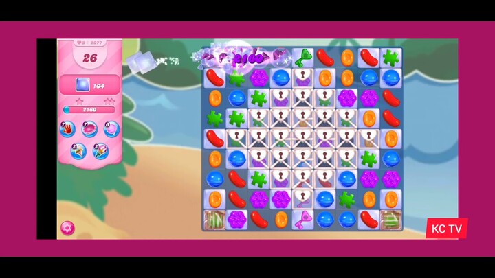 CANDY CRUSH SAGA LEVEL 2077 NEW VERSION NO BOOSTER