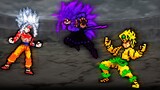 Dio and Omni King Ultra instinct Goku vs Ghost in MUGEN