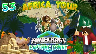 EarthMC Africa TOUR - African Union | Minecraft EarthMC Towny #53