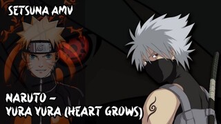 Naruto And Kakashi (AMV) | Hearts Grows Yura yura