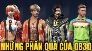 Free Fire - Review Chi Tiết Những Phần Quà Miễn Phí Trong OB30 | OB30 Chrono Bị Giảm Sức Mạnh