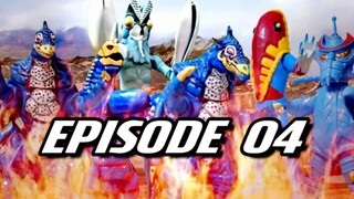 [Animasi Stop Motion] Pertarungan Ultra Galaxy Baru Episode 4 Heisei Bab 01 Tiga Pahlawan Besar Heis