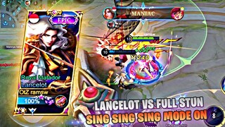 MANIAC 🔥 SOLO RANK LANCELOT VS FULL STUN CAN I WIN ???