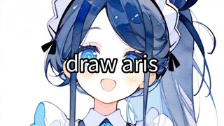 drawing arisu (part 1)