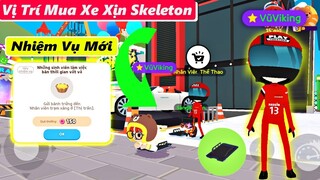 [PLAYTOGETHER] Vị Trí Mua Xe Xịn Skeleton và Nhiệm Vụ Kiếm Nhiều Xu Tim Mới