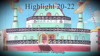 Highlight One Piece Episode 20 - 22 ( Menuju Baratie)