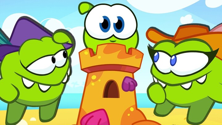 Om Nom Kisah - Membangun Istana Pasir | Kartun Lucu | Episode Baru