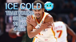 TRAE YOUNG WITH THE DAGGER..!!! 🥶 🥶 🥶