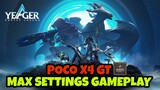 Yeager Hunter Legend Max Settings Gameplay using Poco X4 GT
