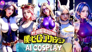 AI COSPLAY Anime Boku No Hero Academia PART 2 😍 Mana Yang Paling Woww nihh??