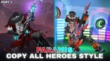 FARAMIS COPY ALL HERO STYLE IN MOBILE LEGENDS 😎 | Swapped Animation MLBB #01