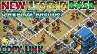 NEW TH12 WAR BASE / LEGEND BASE + 4 REPLAY PROOF | DEFEND AGAINST TH13 ATTACK + LINK CLASH OF CLANS