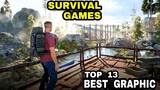 Top 13 Best Offline & ONLINE  Multiplayer SURVIVAL Games for Android iOS (High Graphic)
