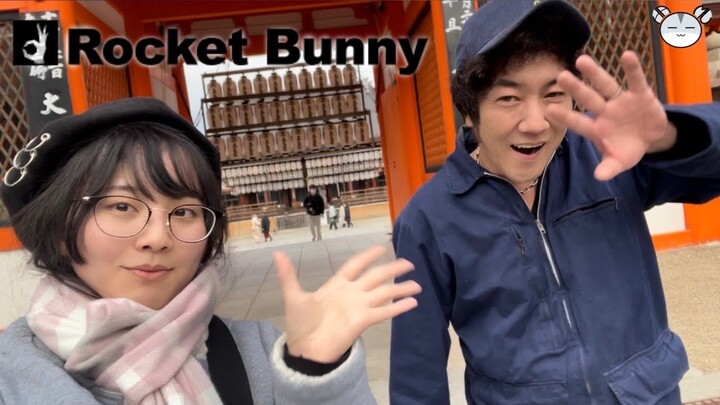 Hamu in Japan Vlog - Kyoto Tour by PANDEM Rocket Bunny‘s Miura san