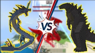 Gozilla 2014 vs Leviathan Mob Battle Mod - Mods - Minecraft