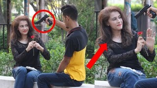 Proposing With Fake G-U-N Prank |Prank In Pakistan| By Bobby Butt