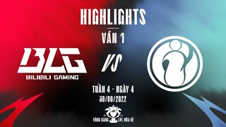 BLG vs IG | Highlights - Game 1 | Tuần 4 Ngày 4 | LPL Mùa Hè 2022