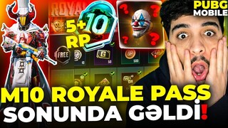 M10 ROYALE PASS GƏLDİ 😍HƏDİYYƏ RP 😉/ PUBG MOBILE