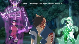 SARADA DAN MITSUKI MARAH BESAR KAWAKI TELAH MELUKAI BORUTO - KAWAKI VS MITSUKI SARADA - BORUTO CP 79