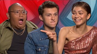 Tom Holland And Zendaya Discuss "Serious Romance" In 'Spider-Man: Far From Home' | PopBuzz Meets