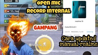 REALME RECORD INTERNAL DAN OPEN MIC | UPDATE MANUAL - PUBG Mobile Indonesia