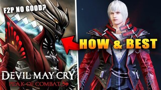 *NEW CODE* BT DANTE is F2P Skip??? How to use Agni & Rudra Dante & Best Team! (DMC: Peak of Combat)