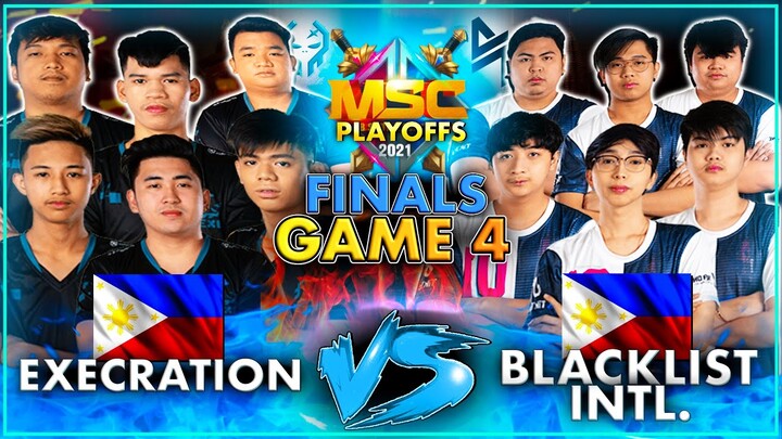 [FINALS] Execration vs Blacklist Intl. (Game 4 | BO7) / MSC 2021 PLAYOFFS LAST DAY