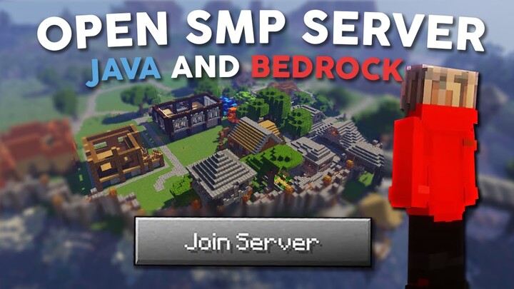 So I Started an OPEN Public SMP Server... JAVA & BEDROCK Compatible Again...