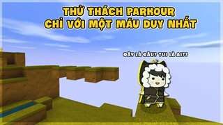 MINI WORLD || THỬ THÁC PARKOUR CHỈ VỚI MỘT MÁU DUY NHẤT?