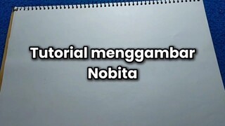 Tutorial gambar Nobita