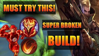 GRANGER USERS! YOU NEED TO TRY THIS SUPER BROKEN SOLO GOLD LANE GRANGER BUILD - AkoBida MLBB