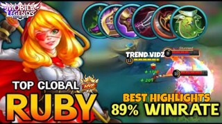 Ruby Mobile Legends Top Global Best Highlights