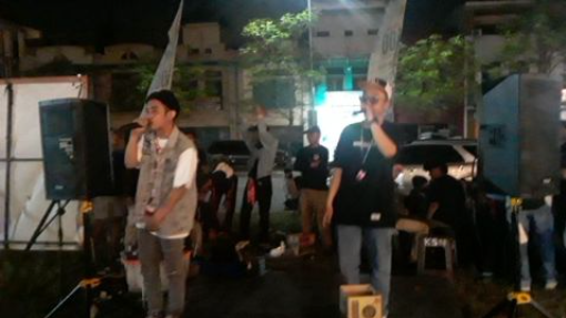 Cuplikan performer Rapper di foresta Puri Jaya Bumi Indah Pasar Kemis Tangerang