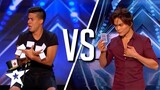 Cards VS Cards! Winston & Shin Lim on America's Got Talent | Magicians Got Talent