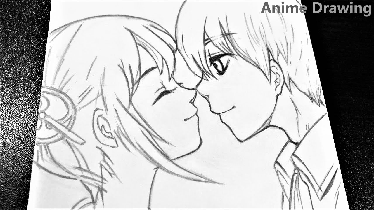 How To Draw Boy and Girl in Love step-by-step | Anime Drawing Tutorial -  Bilibili