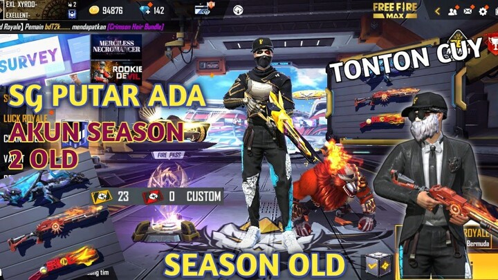 JUAL AKUN FREE FIRE OLD SEASON 2 SULTAN