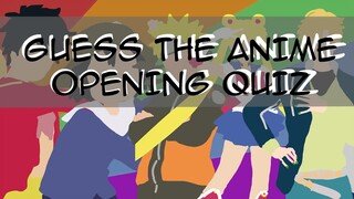 ANIME OPENING CHALLENGE| EASY - OTAKU| 5% PASS