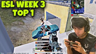TOP 1 IN WEEK 3 ESL TOURNAMENT | FULL COMMS GAMEPLAY