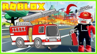 OEMJI!! SELURUH KOTA KEBAKARAN!!! AKU MIKOCIL PEMADAM KEBAKARAN!!! (LIVETOPIA) ROBLOX MIKOCIL