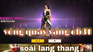 Free Fire| Phá Vòng Quay Vàng Ob31 Cách Nhận Gói Huyền Thoại Viễn Tây Miễn Phí