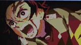 [Liver Breath] Using Minecraft to restore Demon Slayer 19 episodes of high-energy clips frame by frame