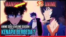 TERNYATA ANIME SOLO LEVELING BERBEDA DARI MANHWA!