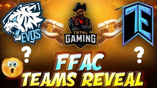 All Teams Revealed Of Free Fire Asia Championship 2021 || Free Fire Asia Championship || FFAC !