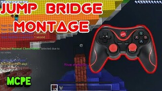 Skywars Jump Bridge Montage|MCPE|With controller|