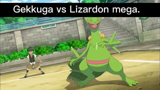 Gekkuga vs Lizardon mega p2 #pokemon