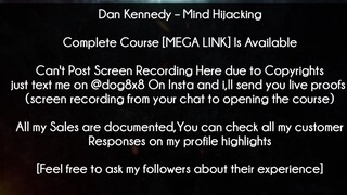 Dan Kennedy Course Mind Hijacking download