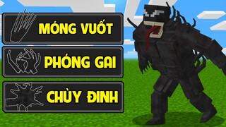 Mình biến hình thành Ký sinh trùng Riot Vs Venom trong Minecraft