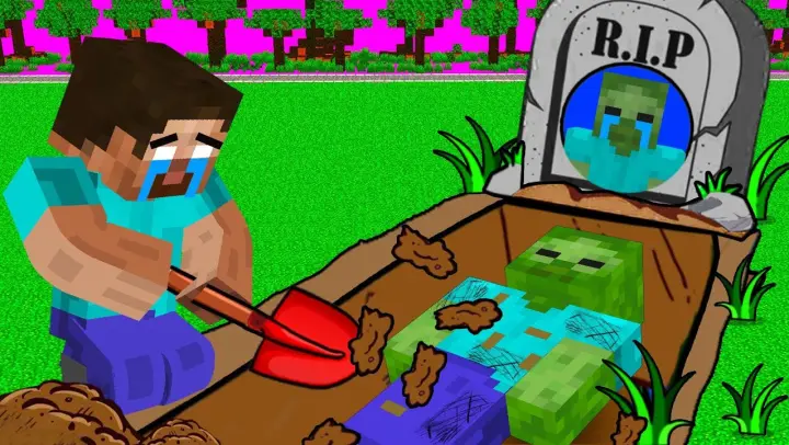 Monster School : Poor Baby Zombie Life (Bad Family) - Super Sad Story - Minecraft Animation